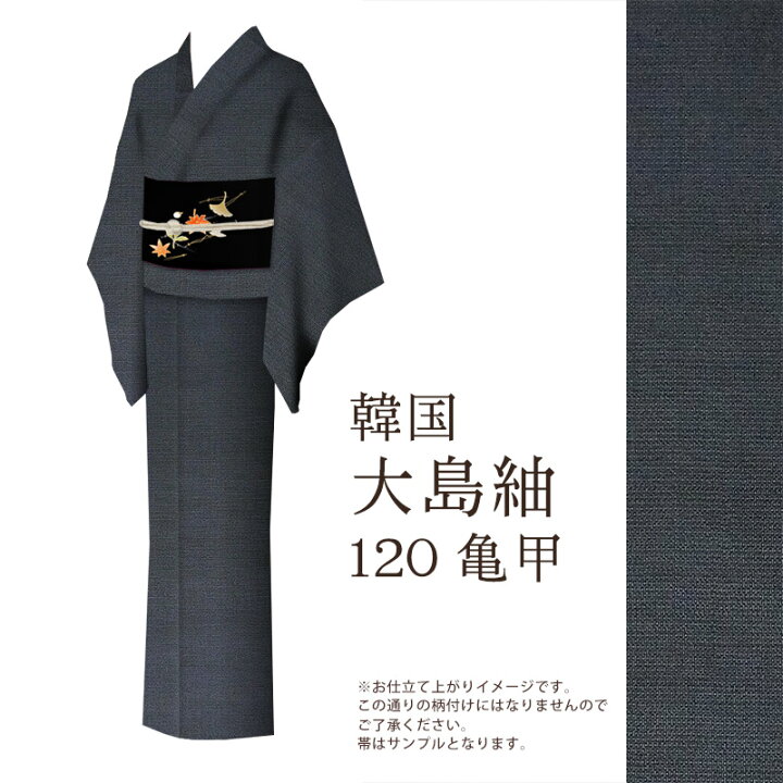 楽天市場】紬 着物 きもの【 送料無料 】韓国紬 現品限り 韓国大島  