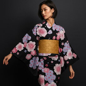 【スーパーセール 割引商品多数★レビュー8300超 4.74】浴衣　単品　フリーサイズ　綿生地 　仕立て上がり浴衣【オプションでセパレート浴衣に加工できます】ゆかた　夏　浴衣仕立て上がり