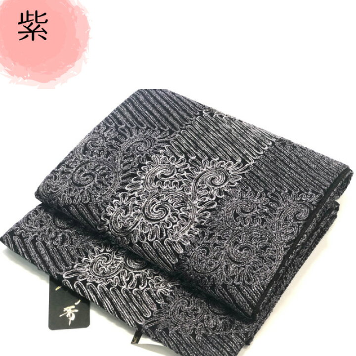 楽天市場】秋ファッション 袋帯 無月 むげつ 正絹 総刺繍 全通 帯 日本  