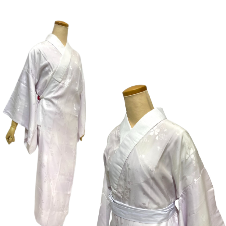 正絹 長襦袢 4色 4サイズ 仕立て上がり サイズS M L LL 地紋入り 訪問着 礼装からカジュアルまで使えます 半衿付 送料無料 正絹  長じゅばん 長襦袢 襦袢 地袢 じばん 絹 絹100％ 女性 和服 和装 礼装襦袢 レディース シルクレディースファッション | kimono5298