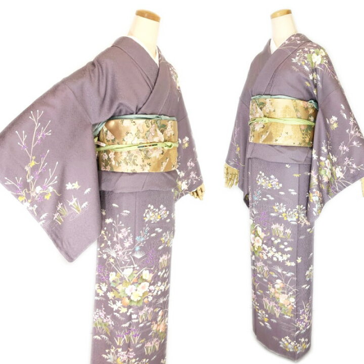 楽天市場】訪問着 正絹 仕立て上がり 新品 販売 単品販売 染め訪問着 