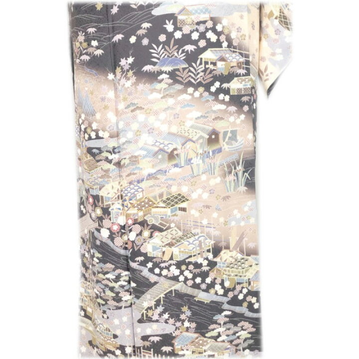 楽天市場】訪問着 正絹 茶屋辻 仕立て上がり 新品 販売 単品販売 染め 