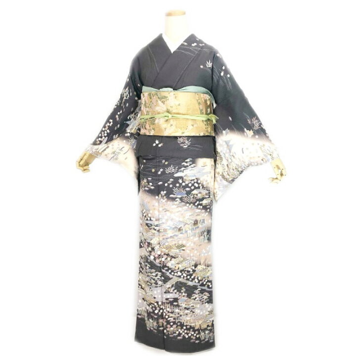 楽天市場】訪問着 正絹 茶屋辻 仕立て上がり 新品 販売 単品販売 染め 