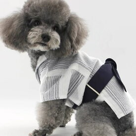 【店内全品ポイント5倍★18日迄】《犬 甚平 犬浴衣》 犬 甚平 浴衣 夏　夏犬服 プレゼント ギフト 誕生日 ギフト包装可能 かわいい 写真撮影 旅行 kimono5298