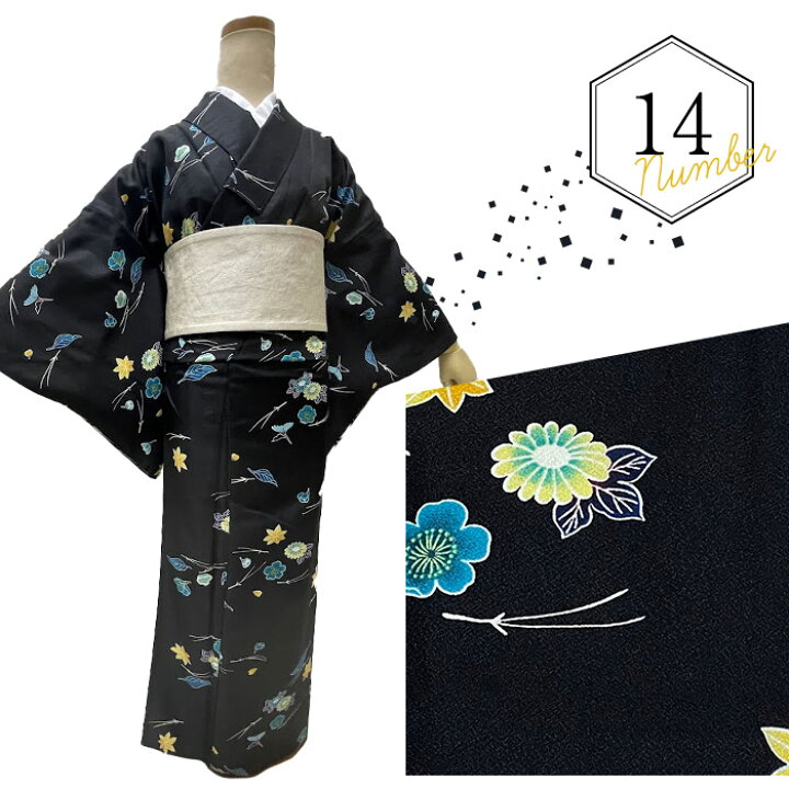 楽天市場】ひとえの着物 セパレート着物 Mサイズ 単衣の着物 単衣 