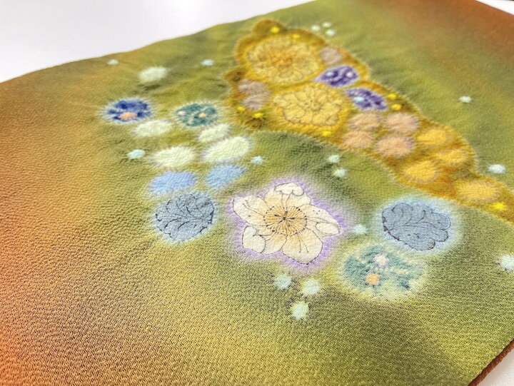 楽天市場】久保田一竹 辻が花 帯 仕立上がり 美術品 新品 茶色  