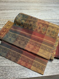 かんたん帯 【即納可能】 袋帯 仕立て上がり帯・フリーサイズ・正絹袋帯 ・お試し付帯・作り帯・とっても楽です・着物初心者向き 簡単帯 かんたん　楽々帯 かんたん