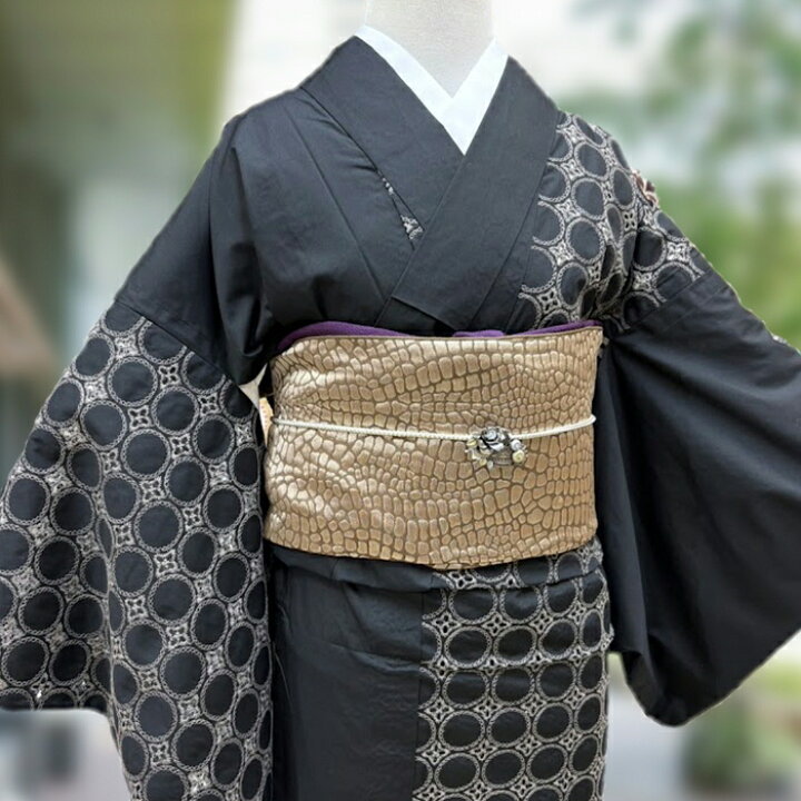 楽天市場】《カジュアル着物セット》着物 単衣 着物セット Lサイズ 