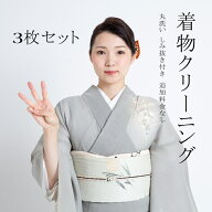 【来月から値上げ予定です】着物 クリーニング 3枚 セット料金 着物クリーニング・しみ抜き付・追加料金…