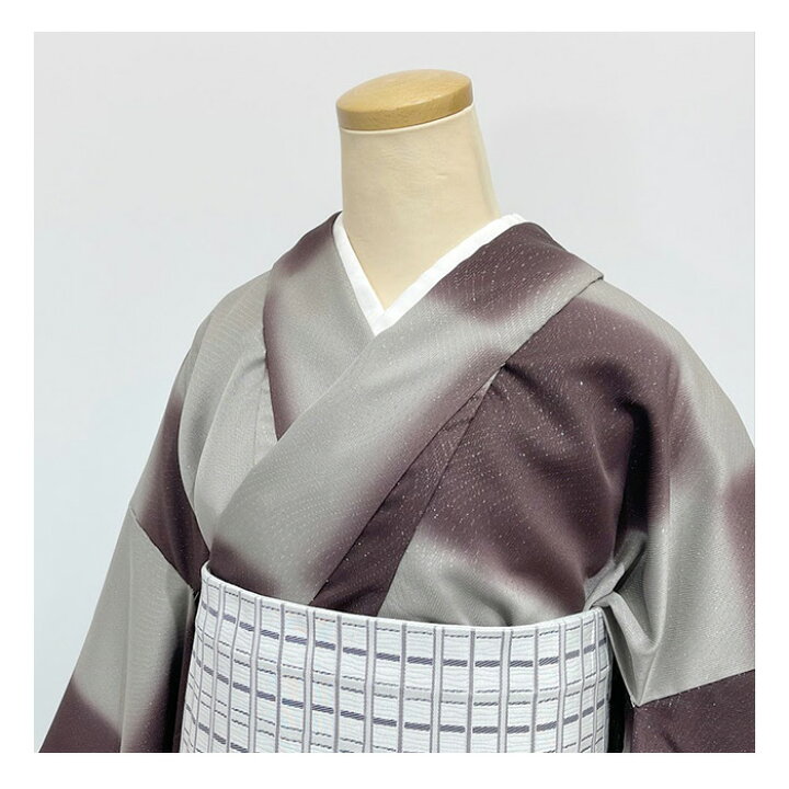 楽天市場】小紋 正絹 未仕立て 新品 市松 絹 小紋 きもの 逸品 正絹 