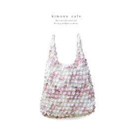 絞りバッグ HAM-15 桜 紅葉 富士山 エコバッグ ショッピングバッグ 買い物袋 サブバッグ 小さくたためる 伸びる