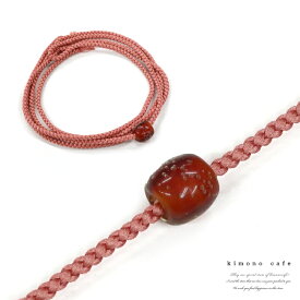 トンボ玉　飾り紐 浴衣 帯締め 夏 帯飾り ガラス シンプル 青 ピンク グレー ブラウン 白【LINE登録で5%OFF】
