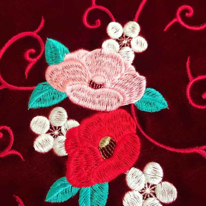 楽天市場】訳あり ベルベットショール 刺繍 サンプル品 長期保管品 