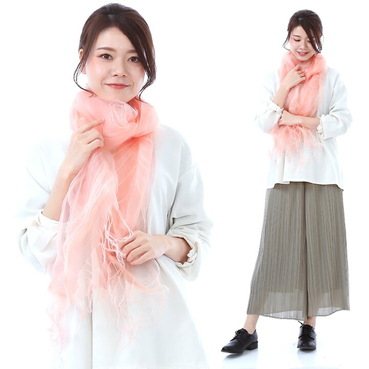 楽天市場】桜染め ストール 大判 絹 シルク 100% ショール ピンク  