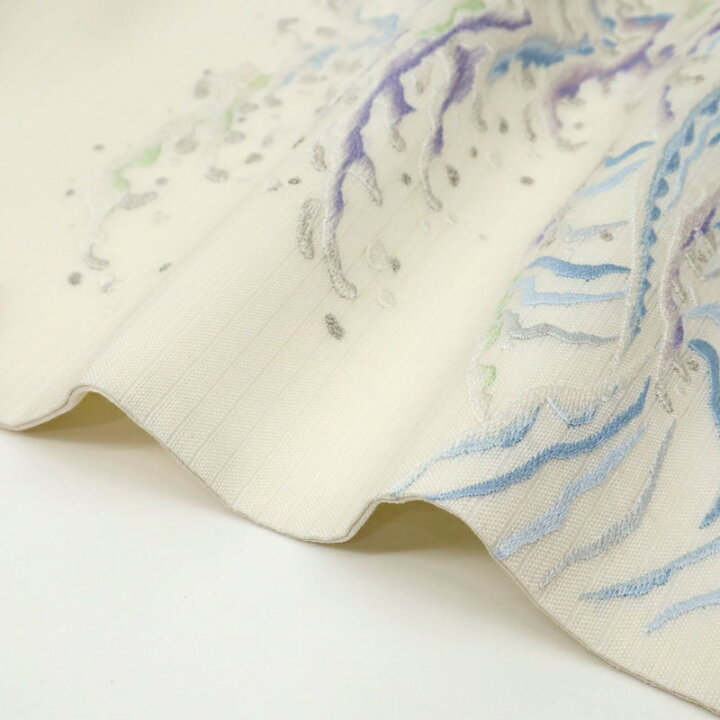 楽天市場】【中古】名古屋帯 夏の絽 織り 手刺繍 蒋雪英 極上逸品 