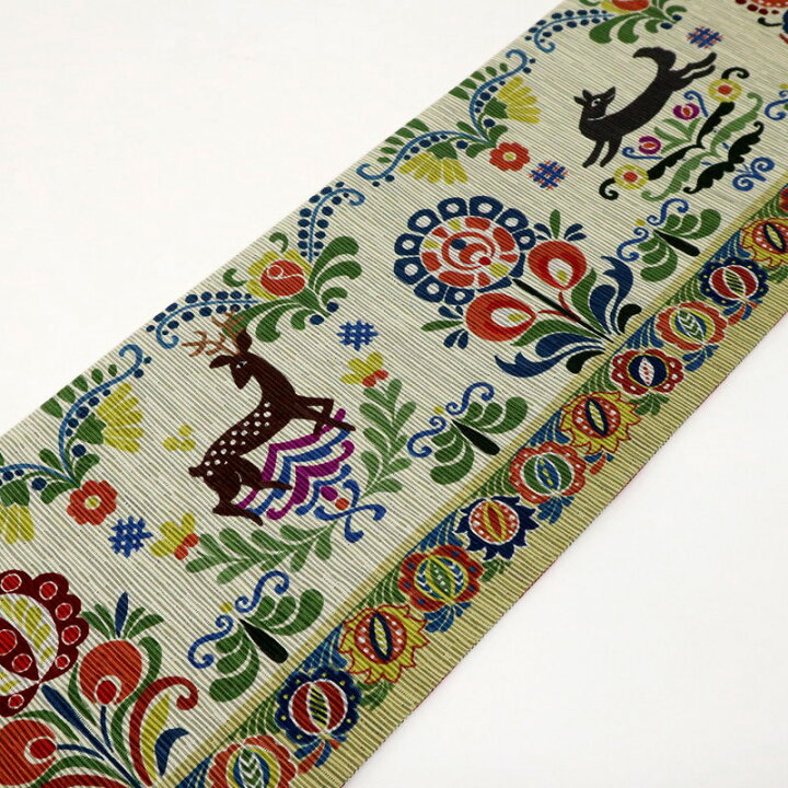 楽天市場】新品 召しませ華 半幅帯 リバーシブル 動植物×赤ずきん 
