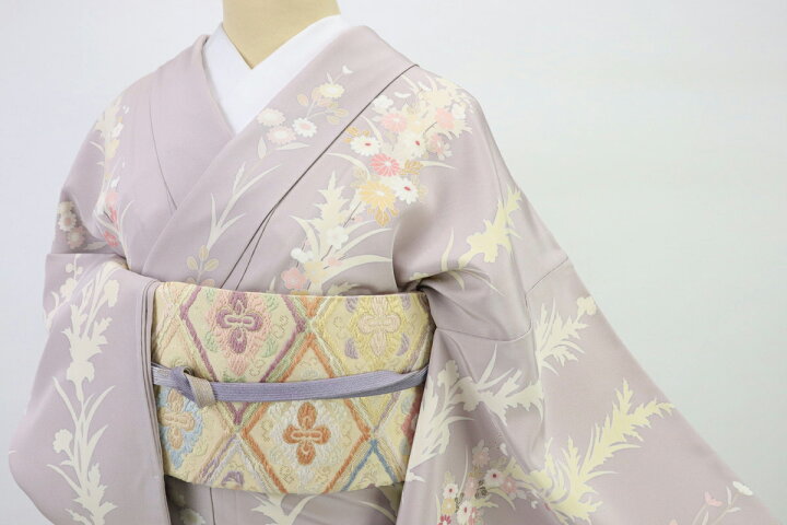 作家物/訪問着】福々しいスズメ柄 訪問着 いらっしゃれ 身丈155cm 雀 