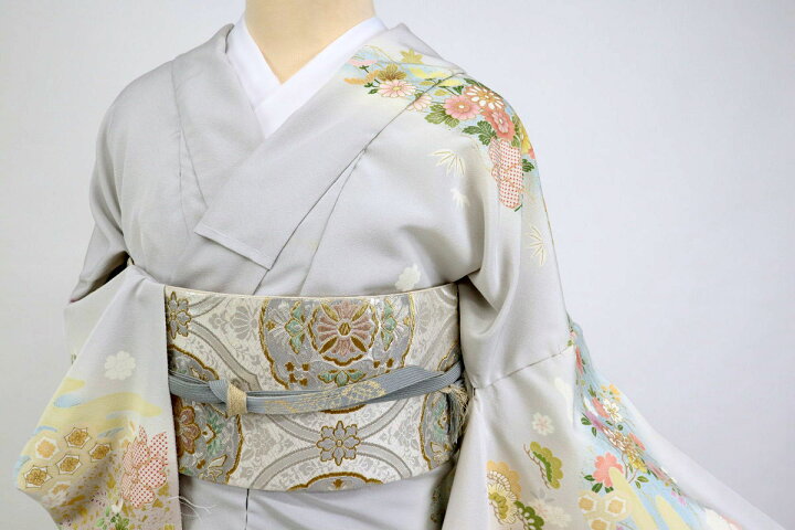 楽天市場】仮絵羽 訪問着 『吉澤織物』 友禅 霞に古典花 フォーマル 略 