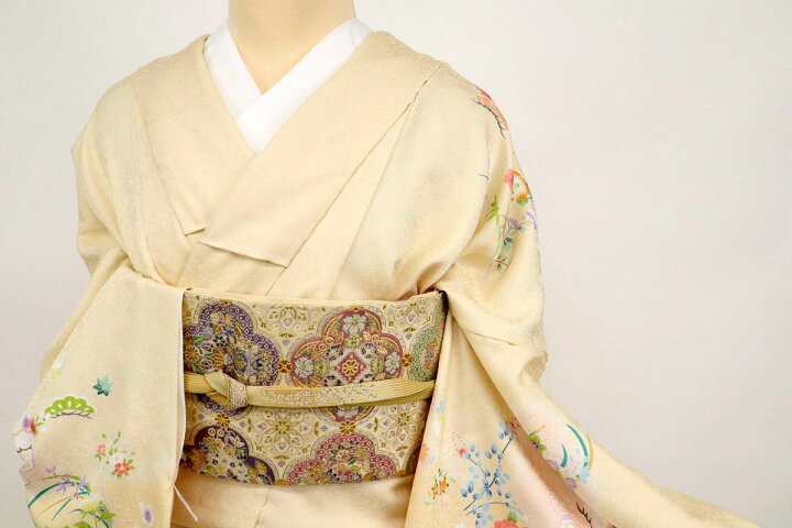 楽天市場】仮絵羽 訪問着 吉祥文松竹梅華麗なる花々 フォーマル 淡い 