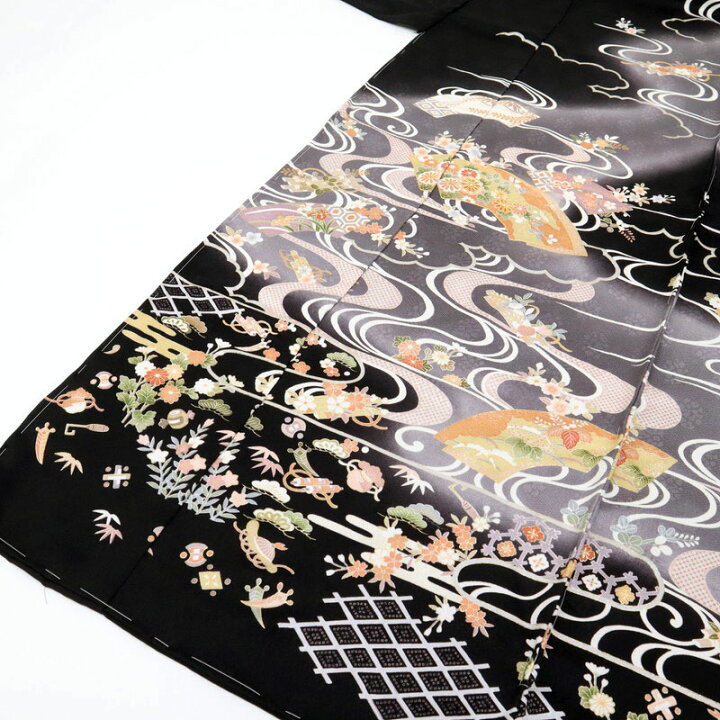 楽天市場】仮絵羽 訪問着 吉祥文 流水古典柄 丹後ちりめん フォーマル  