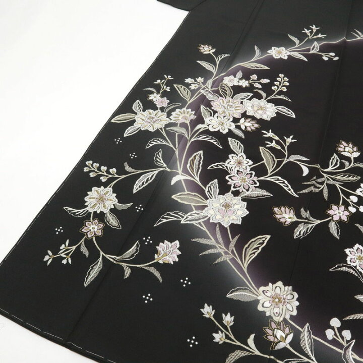 楽天市場】【中古】訪問着 極上刺繍 麗しの花唐草模様 長尺 フォーマル  