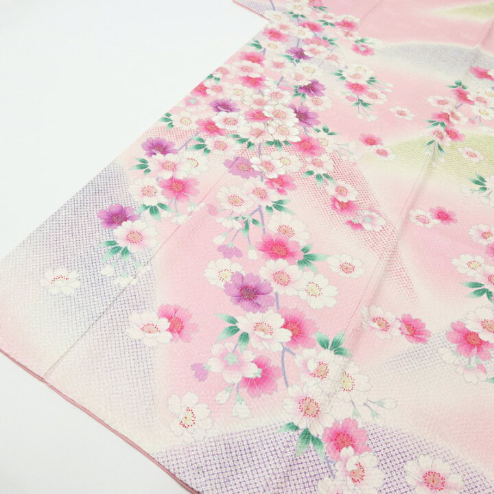 楽天市場】楽天スーパーSALE【中古】長尺 特選振袖 桜の花々模様 
