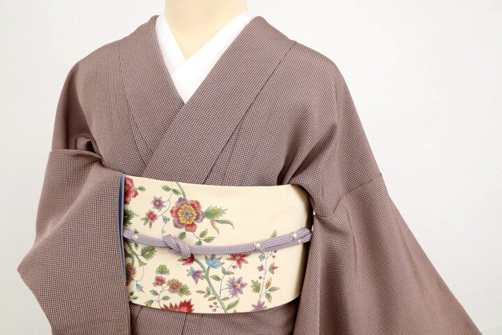 楽天市場】【中古】江戸小紋 長尺 角通し 上質丹後ちりめん カジュアル  