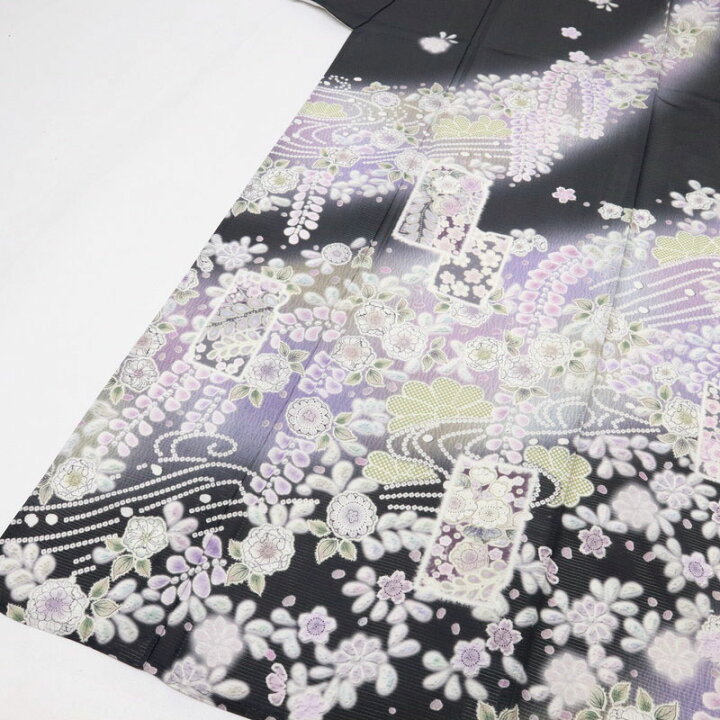 楽天市場】【新品】長尺 夏着物『絽』訪問着 短冊に辻が花 フォーマル 