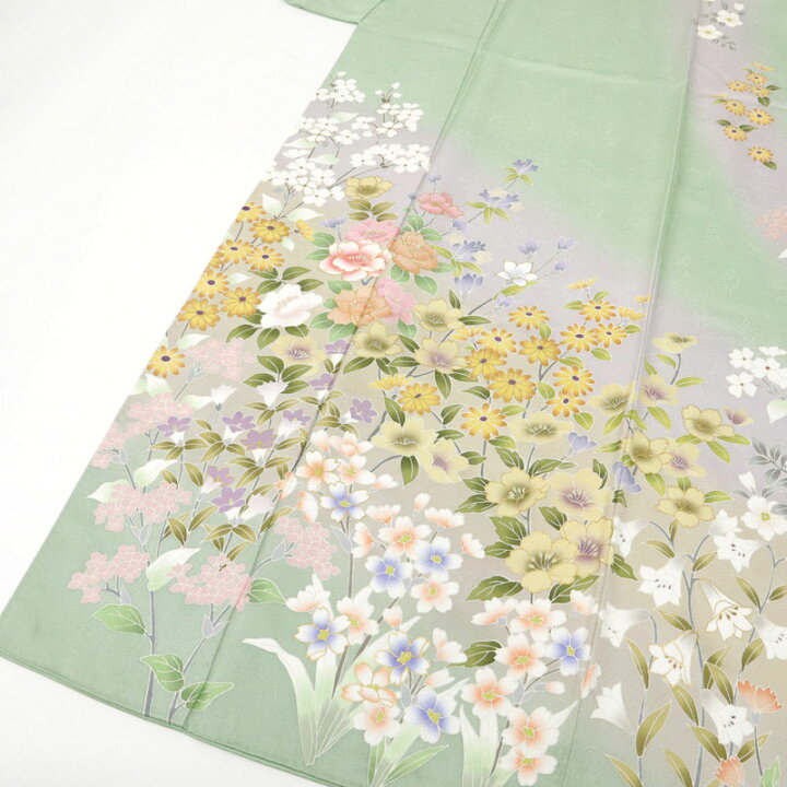 楽天市場】【中古】訪問着 作家物 華やぎの花々模様 フォーマル 略礼装 