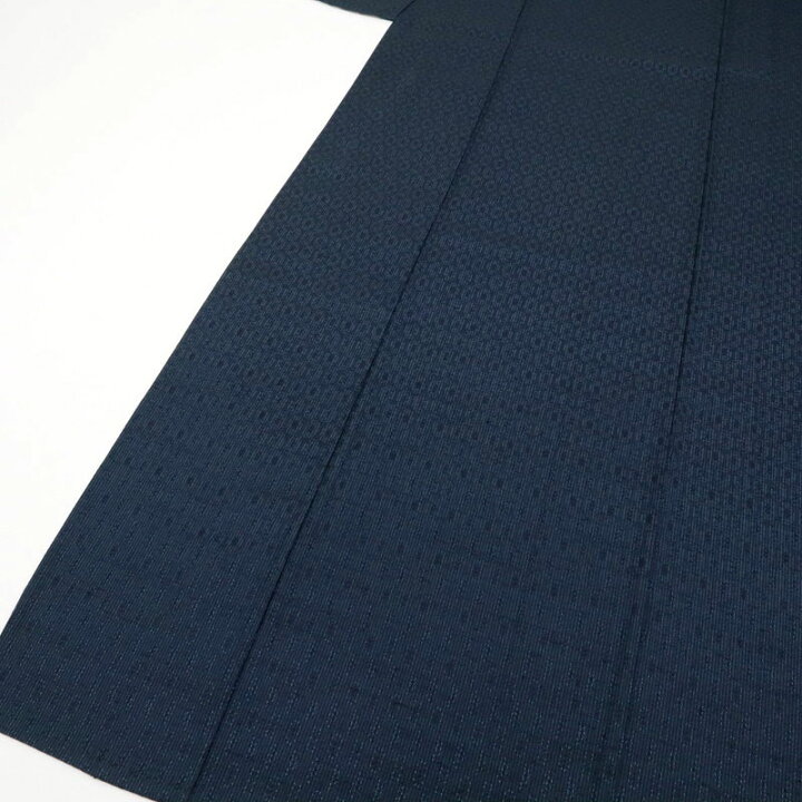 楽天市場】【中古】長尺 単衣 紬 小紋 亀甲繋に浮き織り縞模様 
