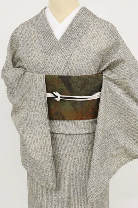 楽天市場】楽天スーパーSALE【中古】夏着物 『牛首紬』 白山工房 叩き 
