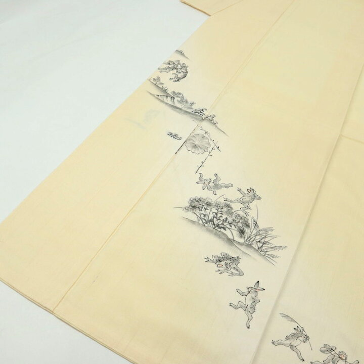 楽天市場】【楽天スーパーSALE対象】【中古】 付下げ 生紬 作家物 鳥獣 