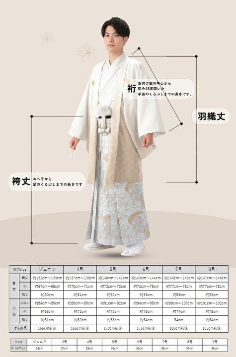 楽天市場】メンズ 羽織袴 セット 成人式 卒業式 紳士用 男性 袴 和装 