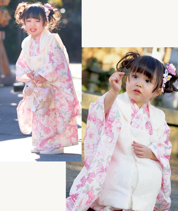 楽天市場】七五三 着物 3歳 被布セット KAGURA 3歳 女の子 被布7点  