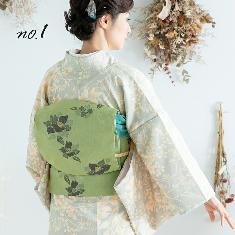 楽天市場】日本製 8寸名古屋帯 紬 かがり仕立て帯 (全6色) 袷着物にも