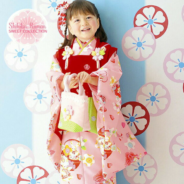 楽天市場】【レンタル】七五三 着物 3歳 レンタル 女の子 ブランド 式 