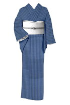 ☆新古品花織紬の着物m2508