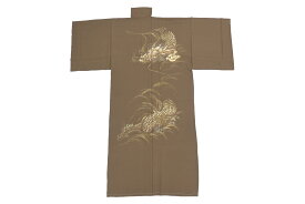 【エントリーでP10倍】【大蔵ざらえ】 【男物】 金彩絵羽長襦袢 金彩額裏 2点セット 「昇り龍」 小粋あふれる男のたしなみ！ いまでは希少な高級裏物！