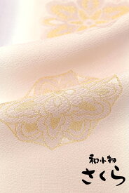 【和小物さくら】縫い取りぼかし帯揚げ華紋献上(05)灰桜/藤色＃SACRA