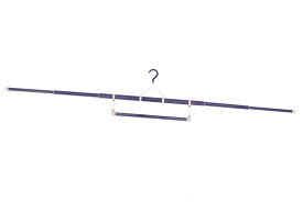 【15％OFFクーポン対象】 ☆袖までピシッと美しく☆ [長尺]着物ハンガー スライド伸縮式/帯掛け付き (25569)