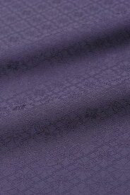 東レシルック紋意匠色無地着尺有職松皮菱(09)紫紺色