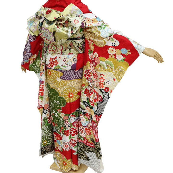 楽天市場】【お仕立て付き】新品 振袖 フルセット一式 正絹 仮絵羽 未 