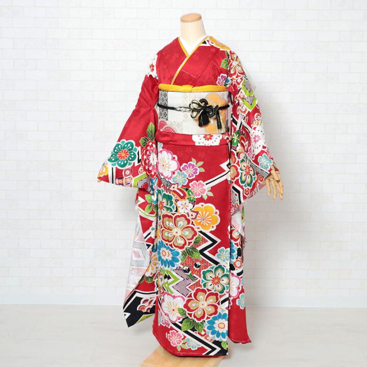 楽天市場】振袖 正絹 格安 新品 仮絵羽 未仕立て品 お仕立て付き フル  