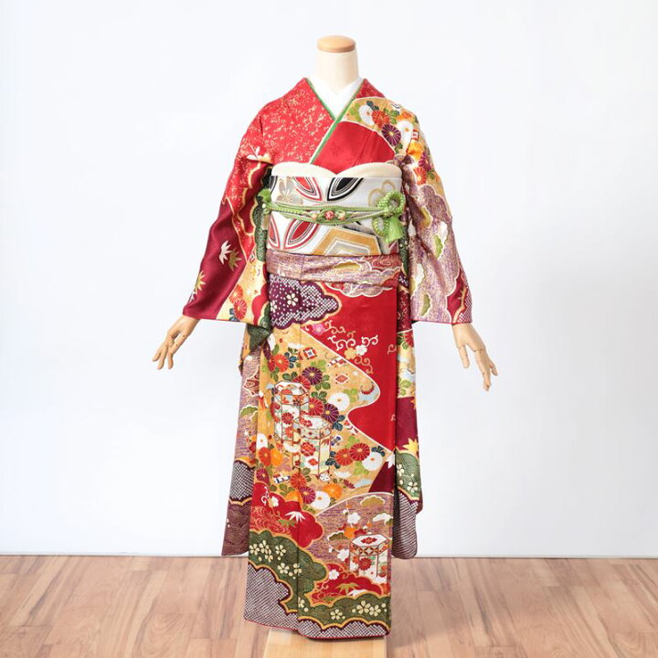 楽天市場】【SALE】 【レンタル】 振袖レンタル 成人式 振袖 赤 レッド 