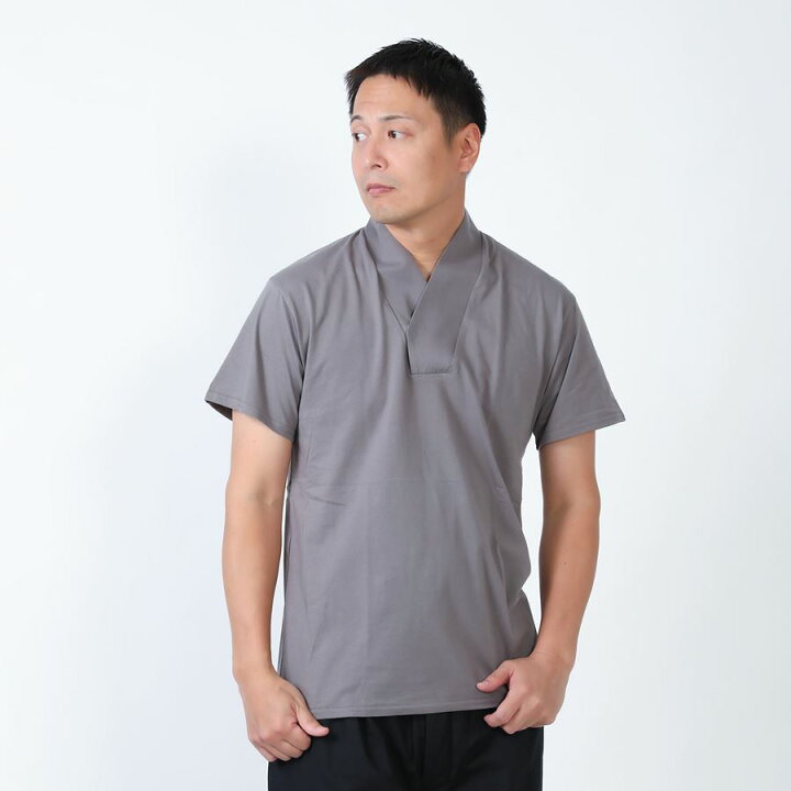 楽天市場】半襦袢 Tシャツ 男 半袖 メンズ 夏用 冬用 着物 作務衣 浴衣 
