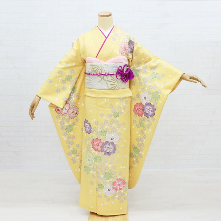 振袖 中古 フルセット 正絹 一式 格安 安い 美品 リサイクル 仕立て  