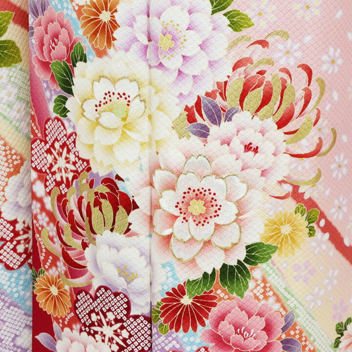 楽天市場】振袖 中古 正絹 ピンク 古典 格安 リサイクル 仕立て上がり  