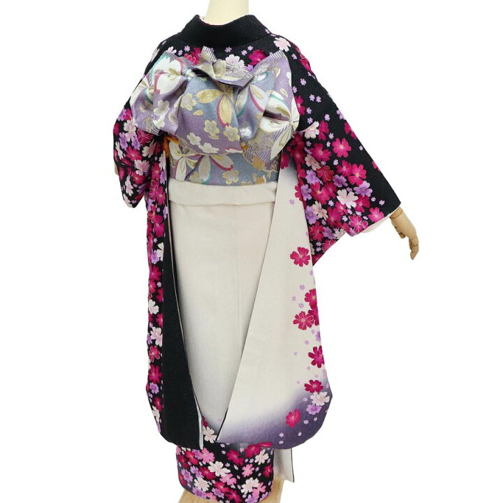 楽天市場】振袖 中古 フルセット 長襦袢 袋帯 帯締め 帯揚 重ね衿付き 