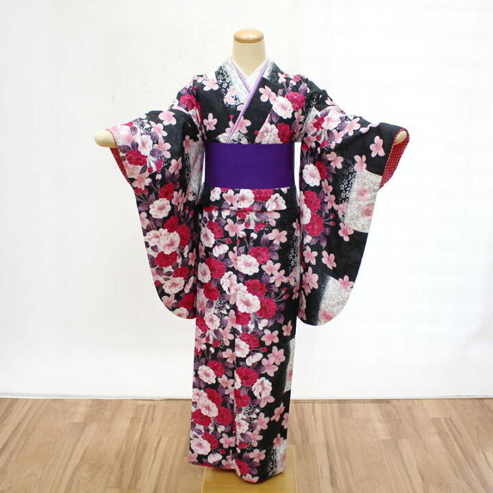 楽天市場】二尺袖 袴 着物 単品 中古 長尺 袴用着物 小振袖 格安 美品 