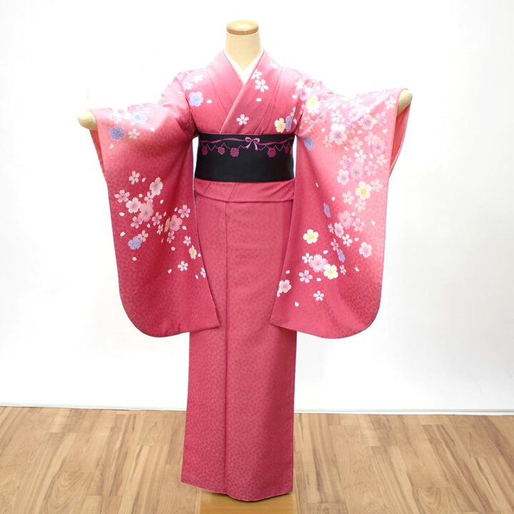 楽天市場】【SALE対象品】 二尺袖 着物 単品 中古 長尺 袴用着物 小 
